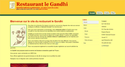 Desktop Screenshot of gandhi-clermont.com